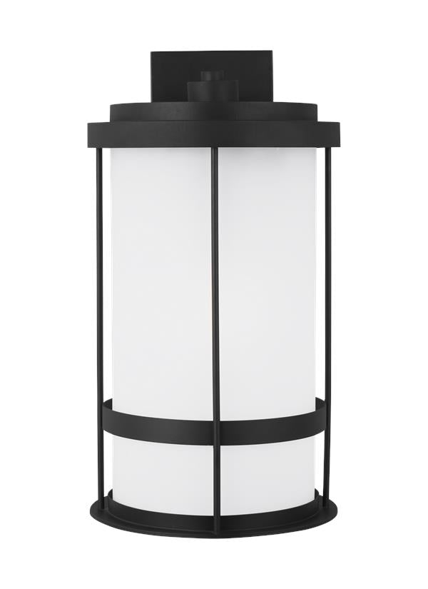 Wilburn Collection - Extra Large One Light Outdoor Wall Lantern | Finish: Black - 8890901-12