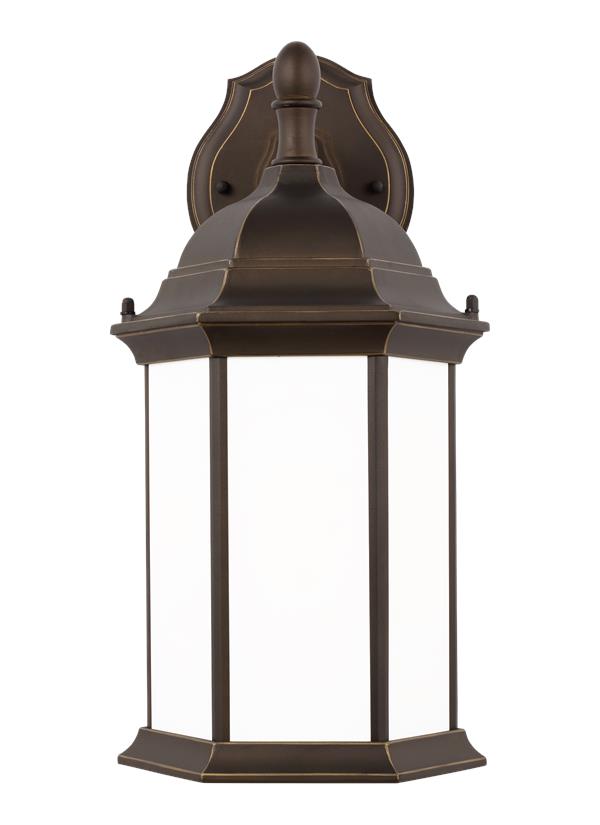 Sevier Collection - Medium One Light Downlight Outdoor Wall Lantern | Finish: Antique Bronze - 8938751EN3-71