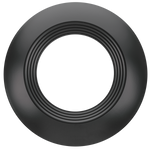 Black Trim for 7.5 Inch Flush Mount Disk Light with TwistFit Mounting System