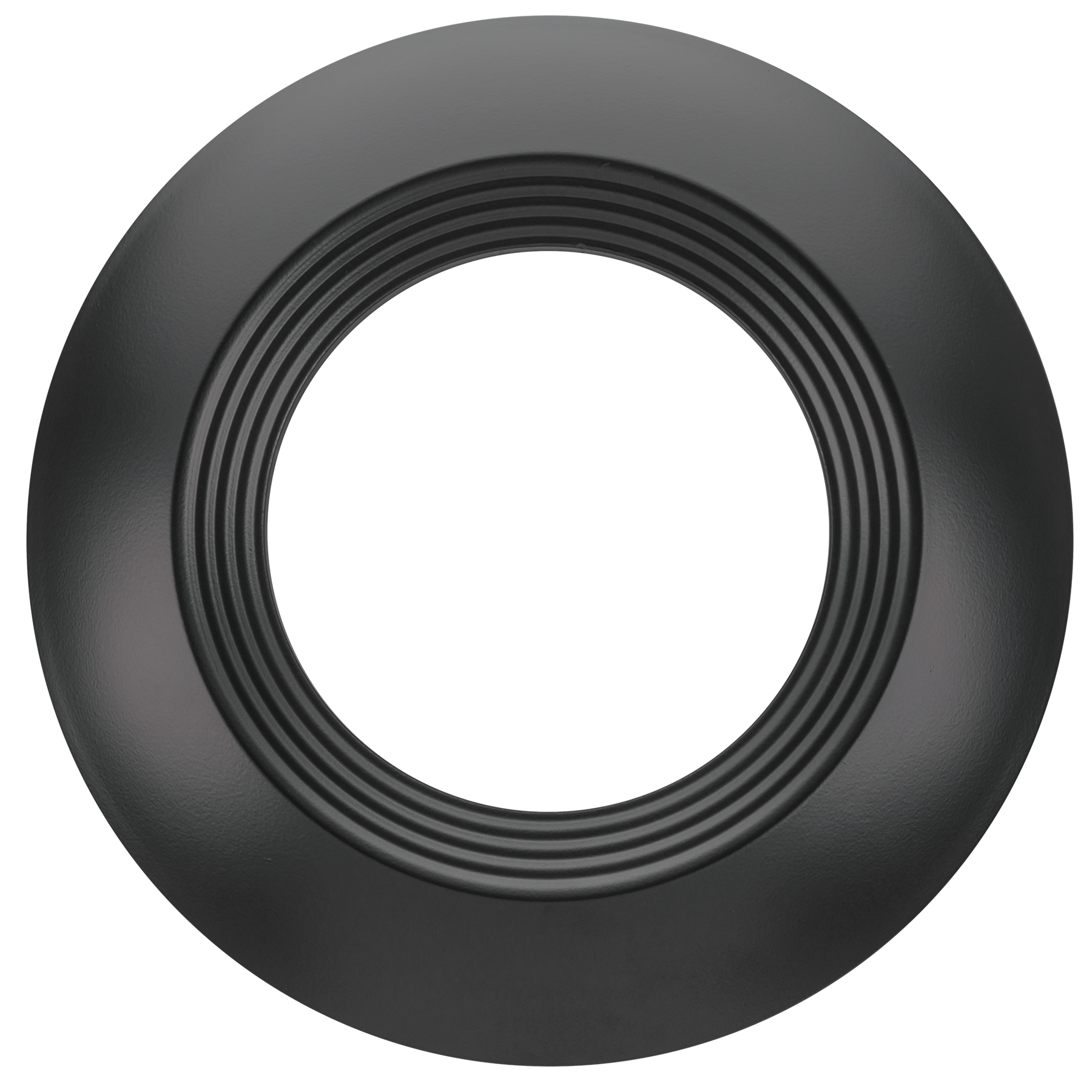 Black Trim for 7.5 Inch Flush Mount Disk Light with TwistFit Mounting System