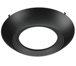 Black Trim for 7.5 Inch Flush Mount Disk Light with TwistFit Mounting System