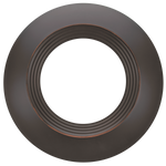 Oil Rubbed Bronze Trim for 7.5 Inch Flush Mount Disk Light with TwistFit Mounting System