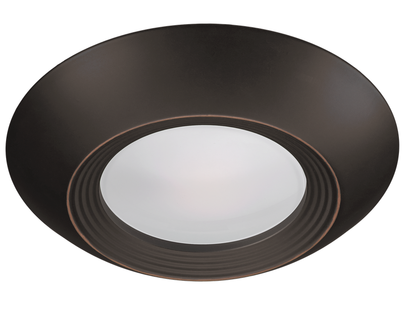 Oil Rubbed Bronze Trim for 7.5 Inch Flush Mount Disk Light with TwistFit Mounting System