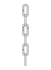 9103-753, Decorative Chain in Painted Brushed Nickel Finish , Replacement Chain Collection