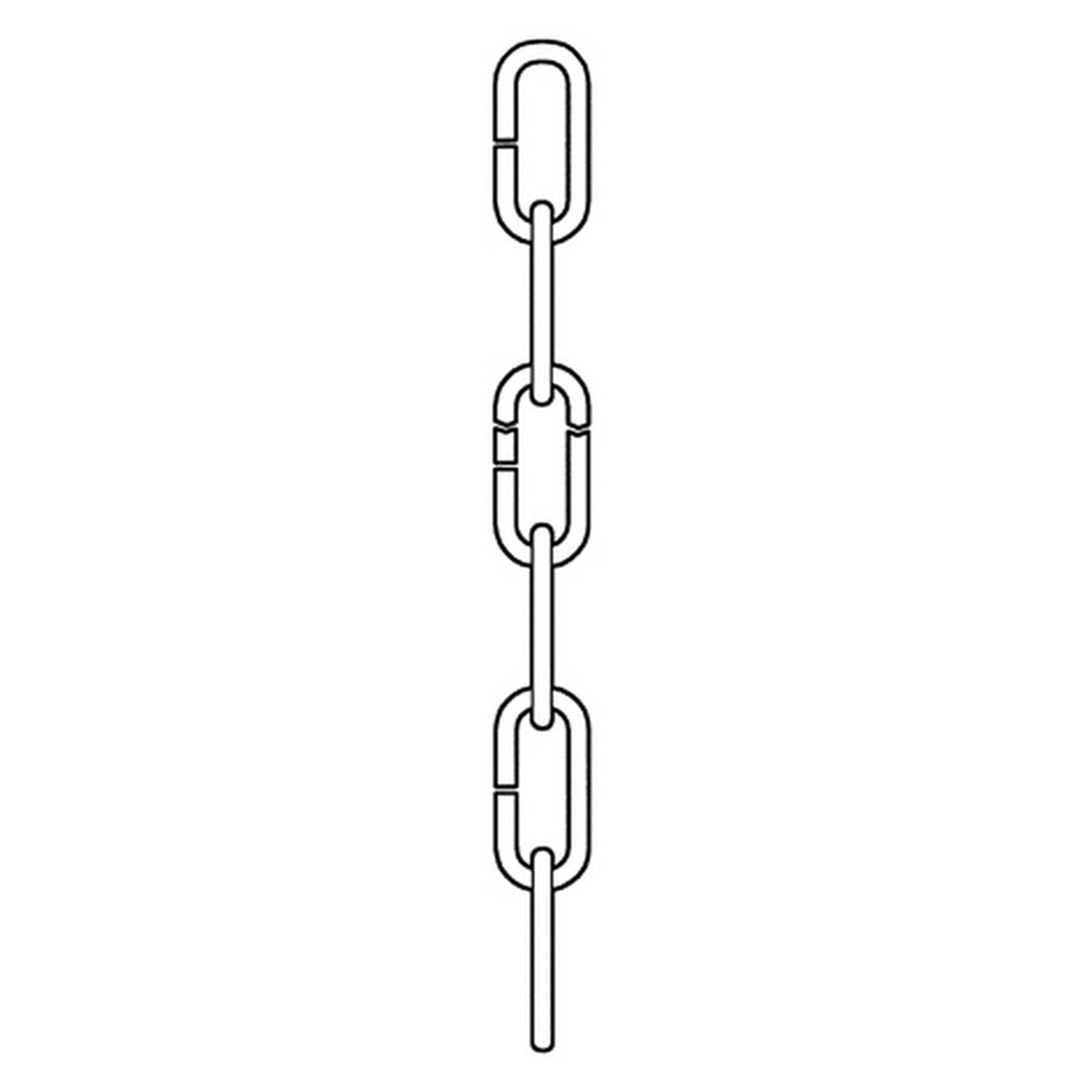 9103-962, Decorative Chain in Brushed Nickel Finish , Replacement Chain Collection