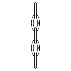 9116-839, Decorative Chain in Blacksmith Finish , Replacement Chain Collection