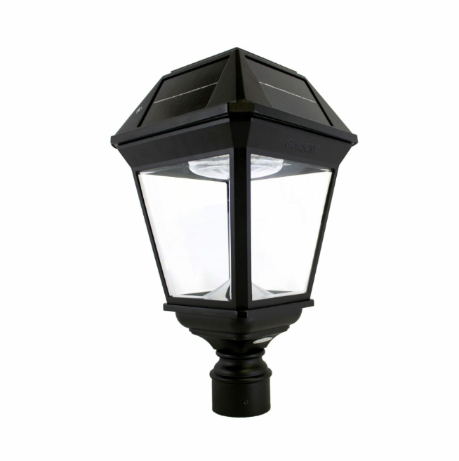 Gama Sonic Imperial III Commercial Solar Post Light, 300 Lumens, CCT Selectable 2700K/6000K