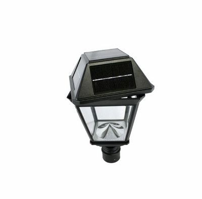 Gama Sonic Imperial III Commercial Solar Post Light, 300 Lumens, CCT Selectable 2700K/6000K