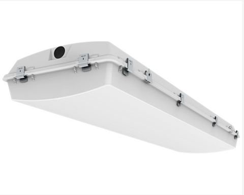 4 Foot LED Vaportight High Bay, 21,050 Lumens, 131W, 3000K, 3500K, 4000K, or 5000K, Clear or Frosted Lens, 120-277V