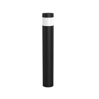 LED 42" Flat Top Bollard, 1496 Lumens, Wattage and CCT Selectable, 120-277V, Cone Reflector, Frosted Lense, Black or Brown Finish