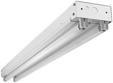 3' 2 Lamp Strip Fixture, 2 Lamp, 25 Watt T8, No Reflector, 120-277 Universal WL-C225MV