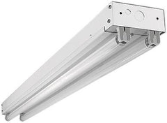 3' 2 Lamp Strip Fixture, 2 Lamp, 25 Watt T8, No Reflector, 120-277 Universal