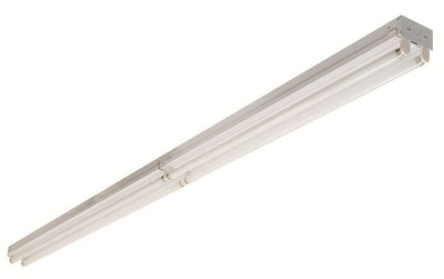 8' 4 Lamp Tandem Strip Fixture, 32 Watt T8, No Reflector, 120-277 Universal