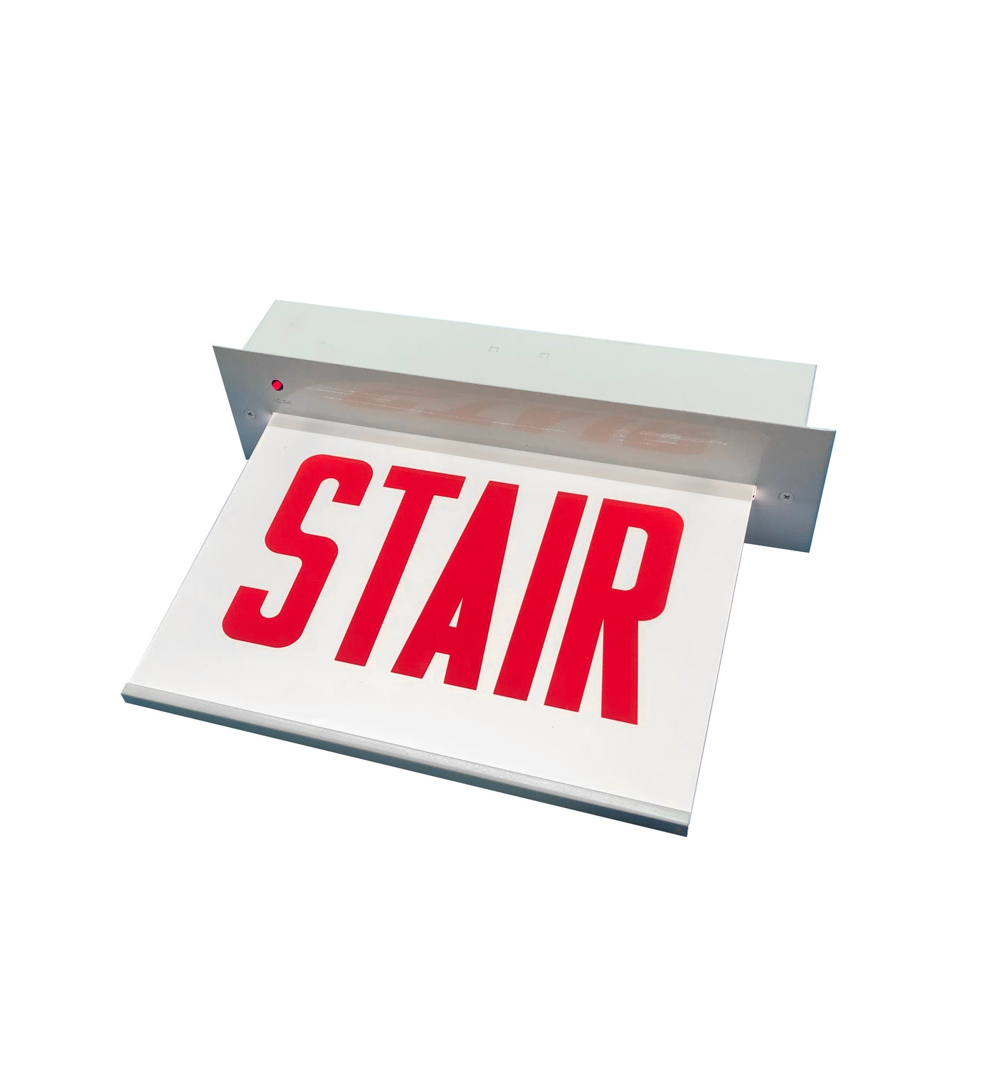 Recessed Lettering Sign Chicago Approved Recessed Edgelit Aluminum Exit/Stair Sign, Single ...