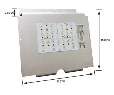LED Canopy Retrofit Kit, 25W, 120-277V