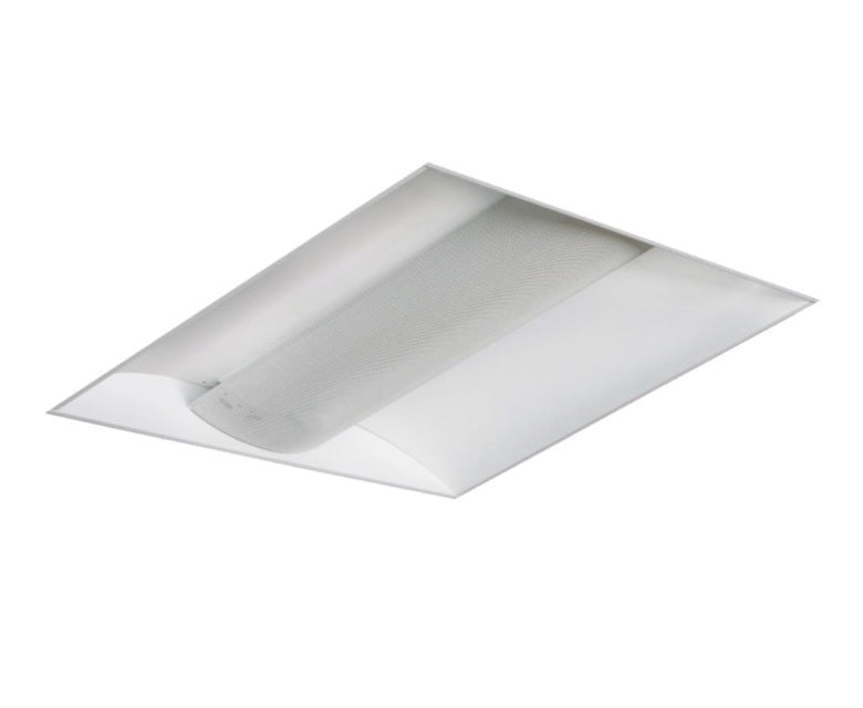 2 x 4 Foot Center Basket Troffer, 2 or 3 Lamp Positions, LED Ready