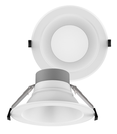 LED 4 Inch Commercial Downlight, Wattage Selectable: 6W/8W/12W, CCT Selectable: 3000K/3500K/4000K, 120-277V