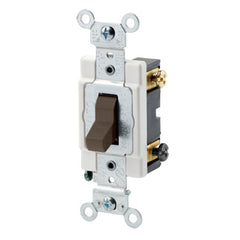 Commercial Spec Double Pole Toggle Switch, 15 Amp, 120/277 Volt (White, Ivory, Light Almond, Brown)