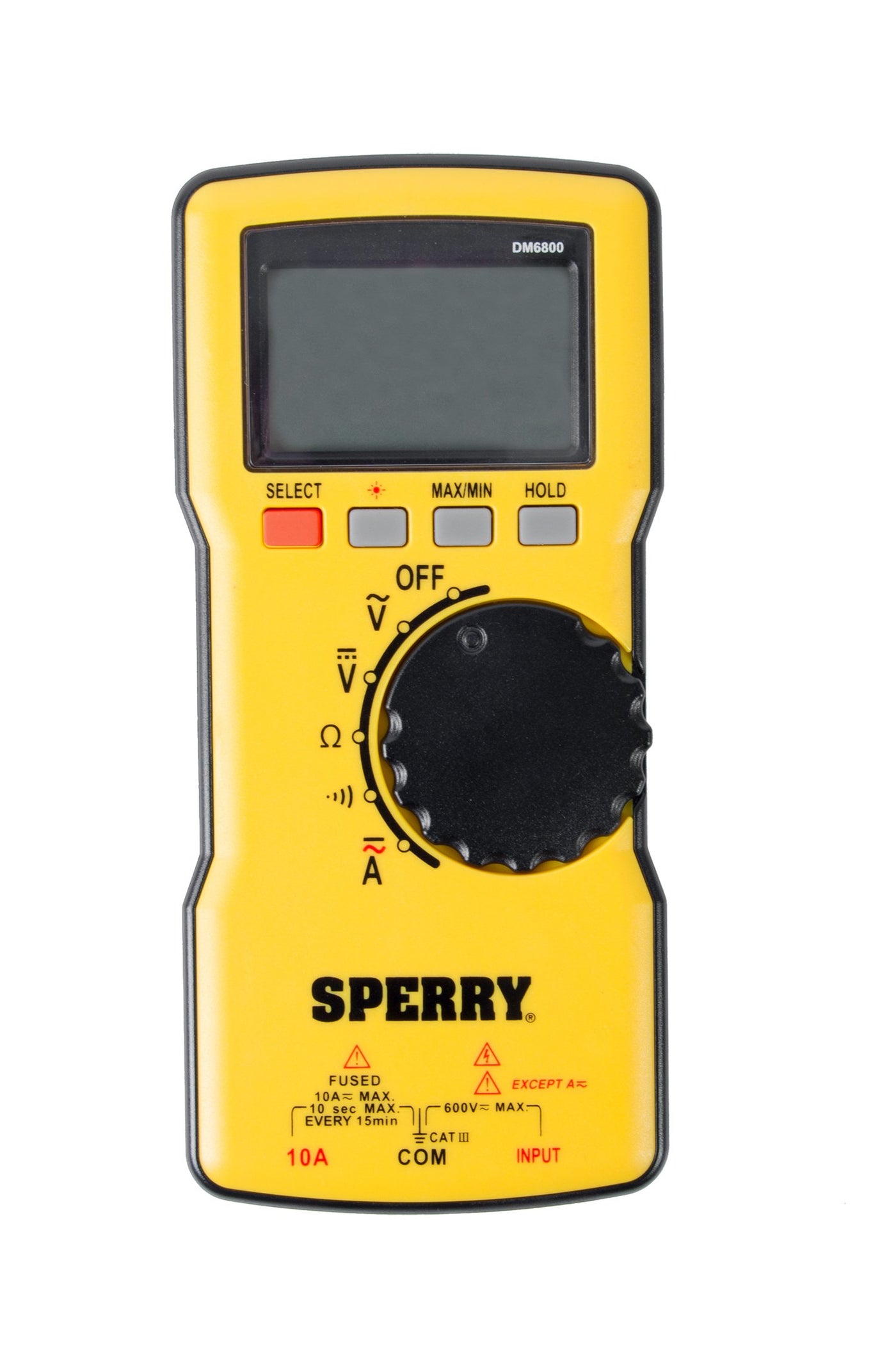 Sperry Instruments DM6800 Digital Multimeter, Thin, Autorange