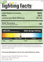 4 Foot Wrap Light - 0-10V Dimmable LED  Wattage 34, WR-4-36-940-MV-D