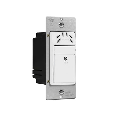 Humidity Sensor and Fan Control, Single Pole