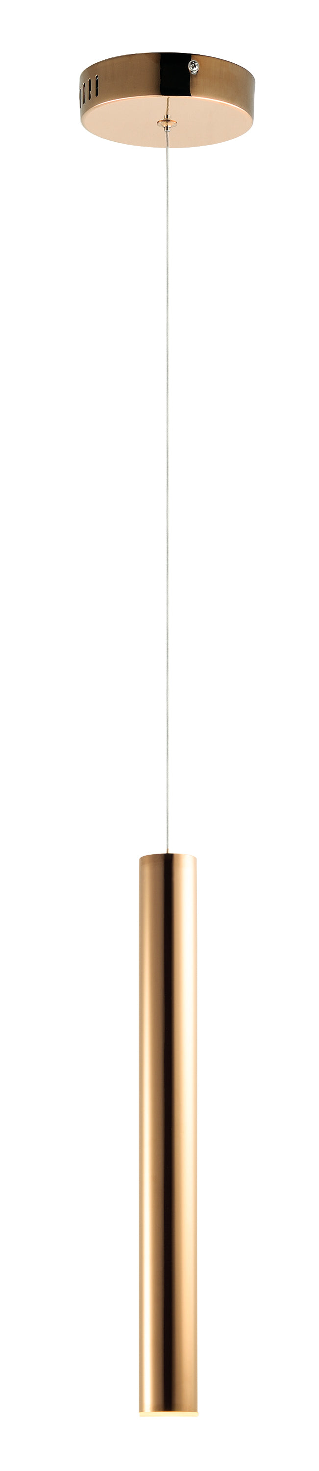  Flute LED 1-Light Pendant E10011-RG 