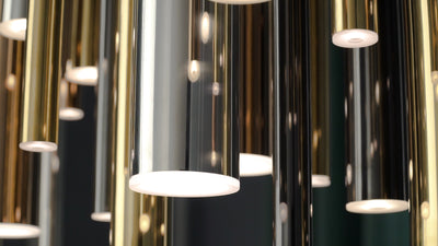  Flute LED 31-Light Pendant E10017-MPLT 