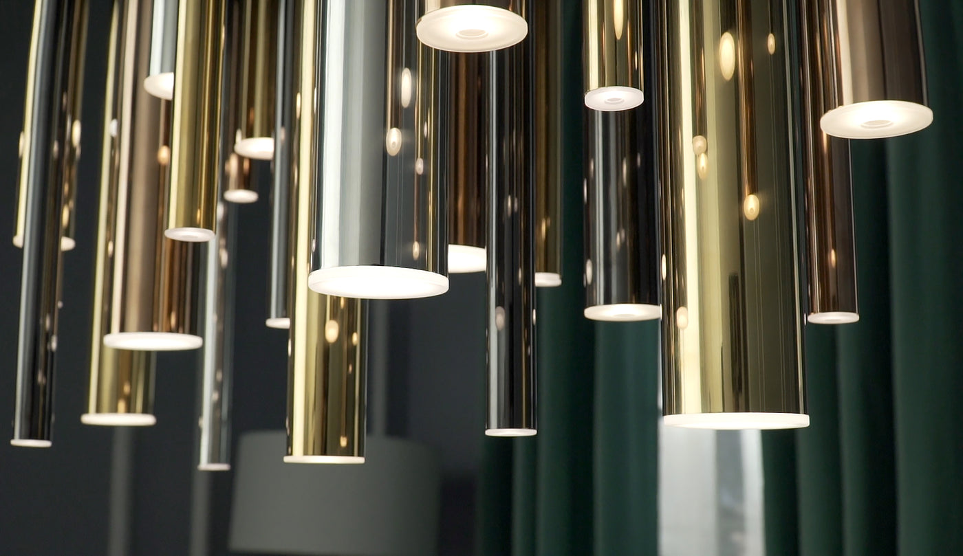  Flute LED 31-Light Pendant E10017-MPLT 