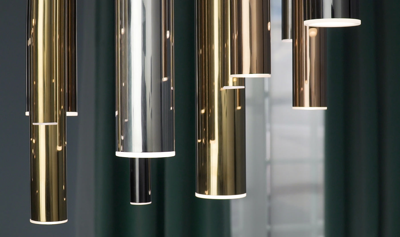  Flute LED 31-Light Pendant E10017-MPLT 