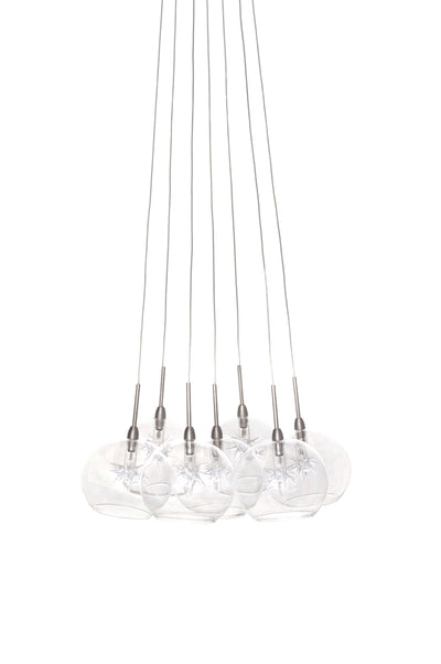  Starburst 7-Light Pendant E20114-24 Single-Tier Chandelier