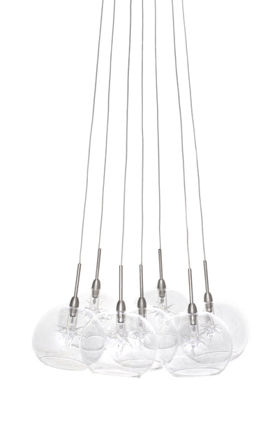  Starburst 7-Light Pendant E20114-24 Single-Tier Chandelier