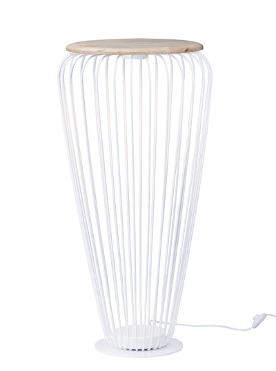  Cage Floor Lamp E20576-WTNW Outdoor Lamp