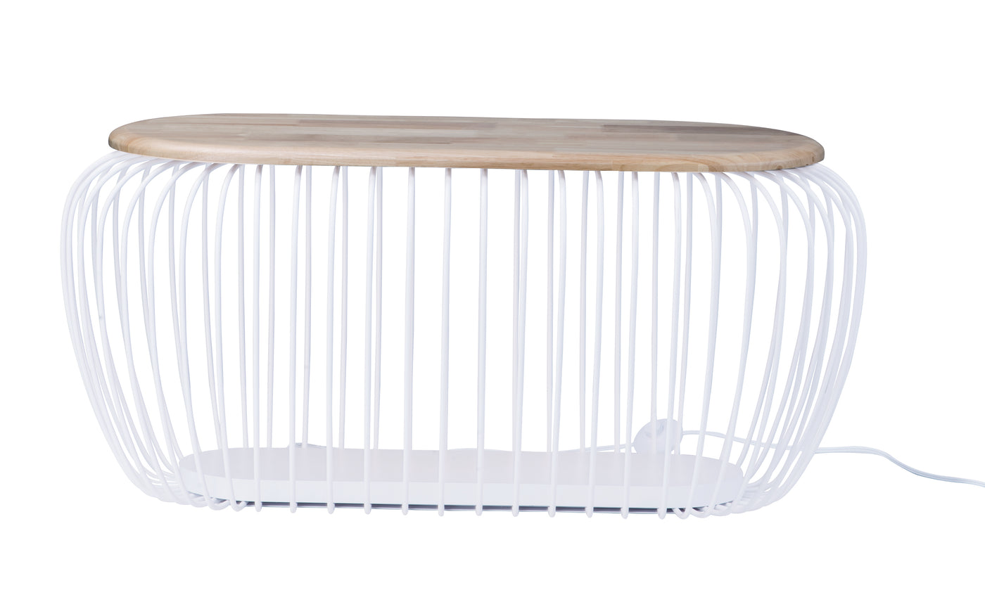  Cage Floor Lamp E20579-WTNW Outdoor Lamp