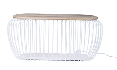  Cage Floor Lamp E20579-WTNW Outdoor Lamp