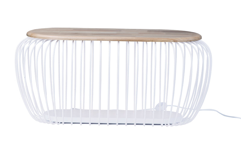  Cage Floor Lamp E20579-WTNW Outdoor Lamp