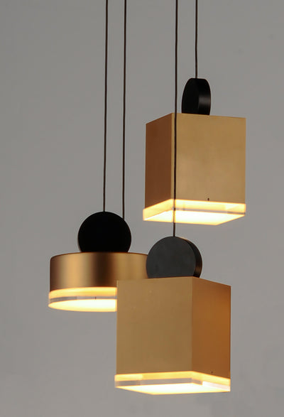  Nob LED Pendant E20860-75BKGLD Mini Pendant