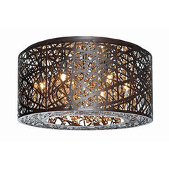 Inca 7-Light Flush Mount W/LED Bulb