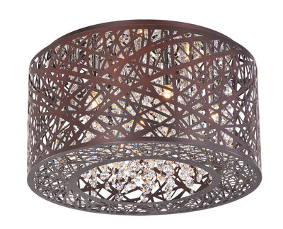  Inca 7-Light Flush Mount E21300-10BZ 