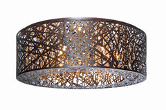 Inca 9-Light Flush Mount
