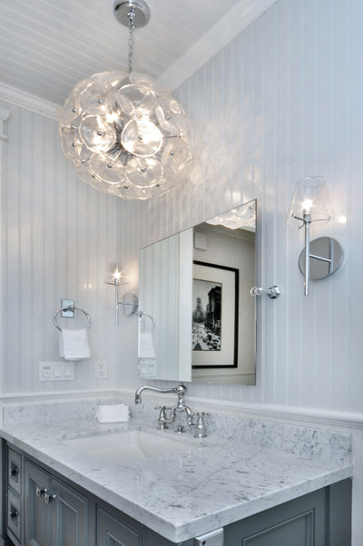  Fiori 20-Light Pendant E22094-28 Single-Tier Chandelier