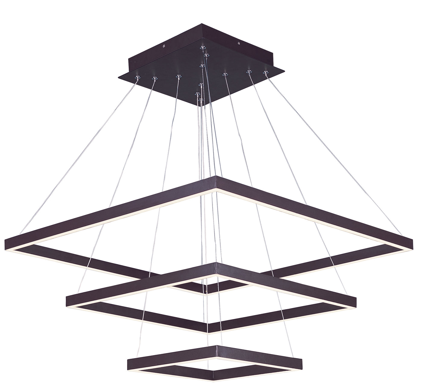  Quad LED 3-Tier Pendant E22407-BZ 