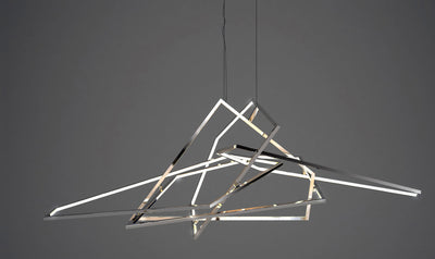  Trapezoid LED Pendant E22679-PC Chandelier