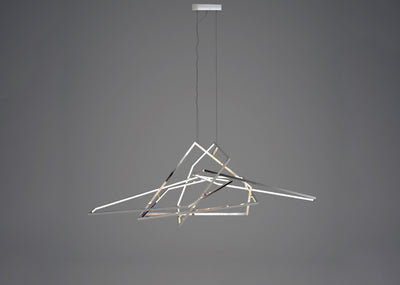  Trapezoid LED Pendant E22679-PC Chandelier