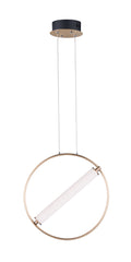 Black Flare LED Pendant - E23274-93BKSFTG