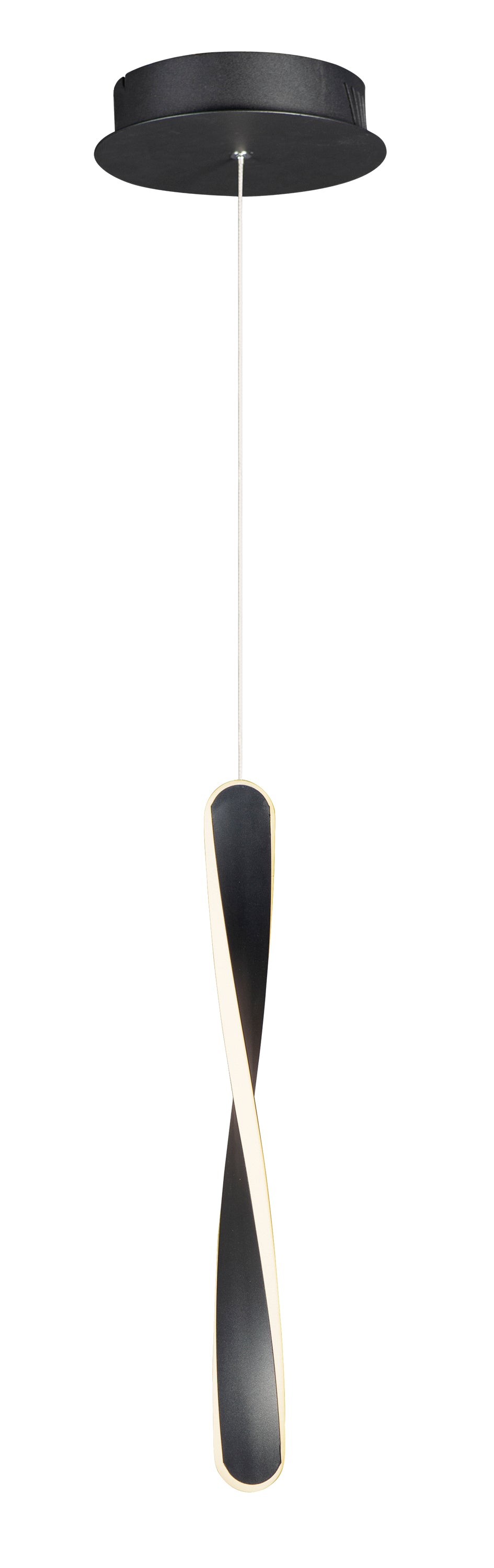  Pirouette 1-Light LED Pendant E24151-BK Single Pendant