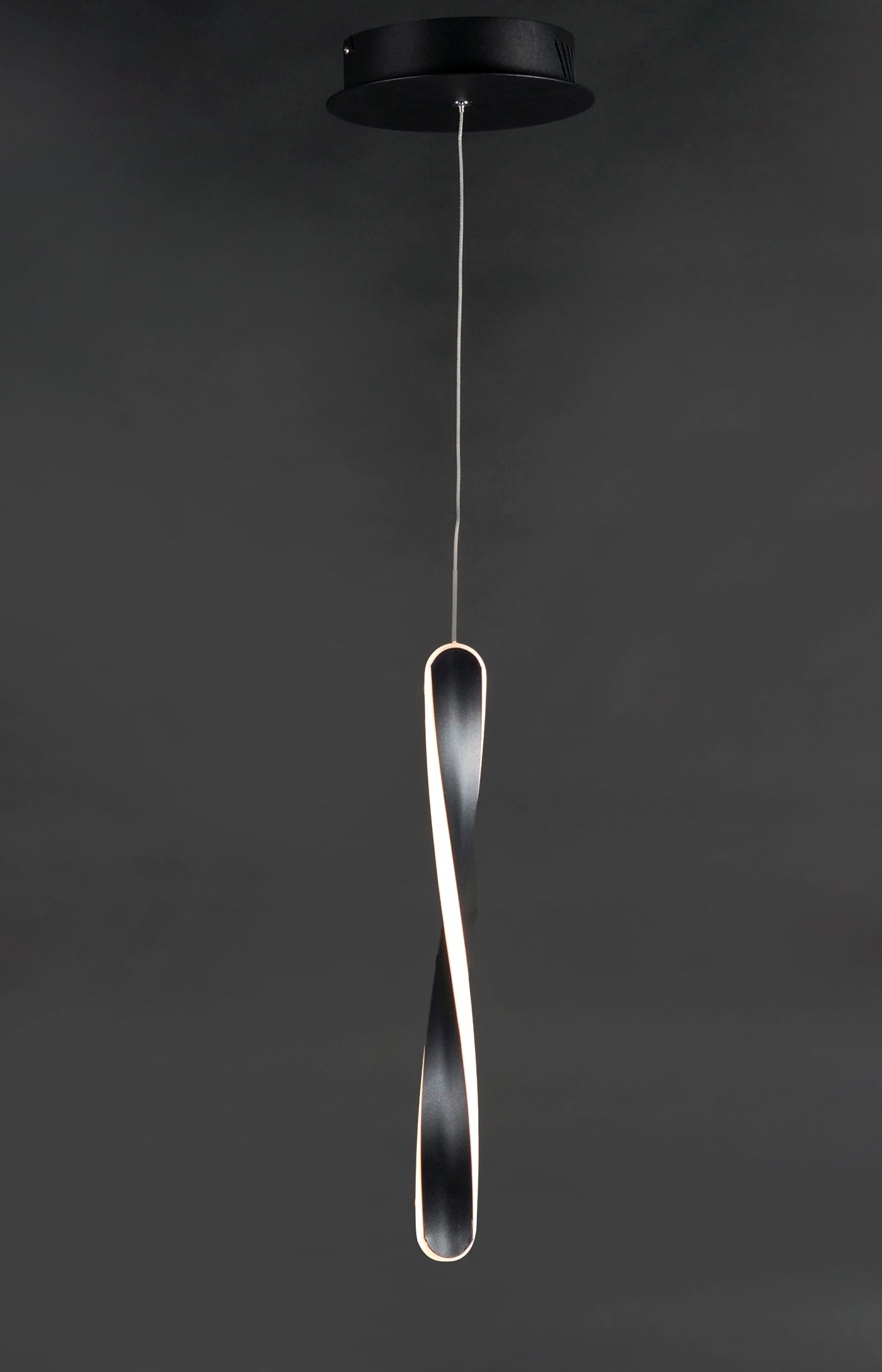  Pirouette 1-Light LED Pendant E24151-BK Single Pendant