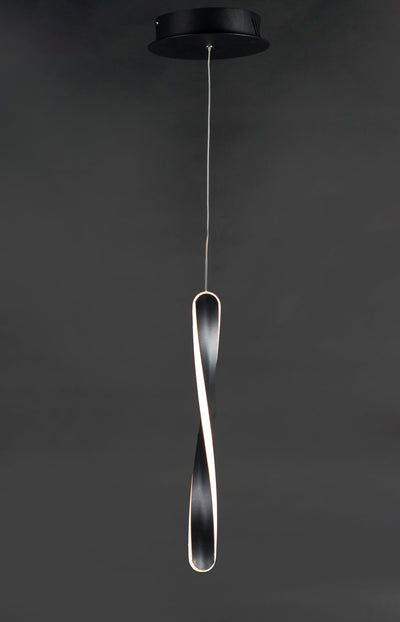  Pirouette 1-Light LED Pendant E24151-BK Single Pendant