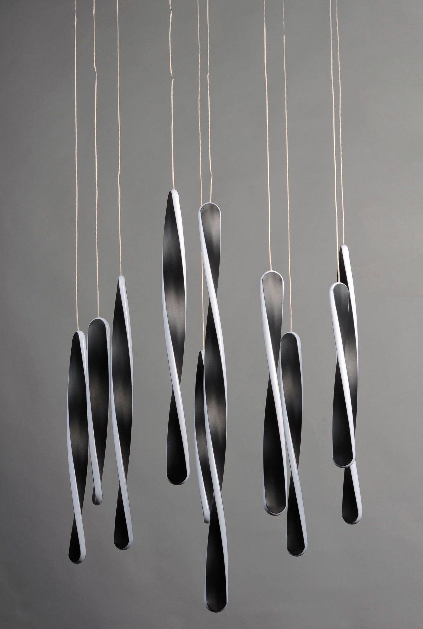  Pirouette 10-Light LED Pendant E24156-BK 