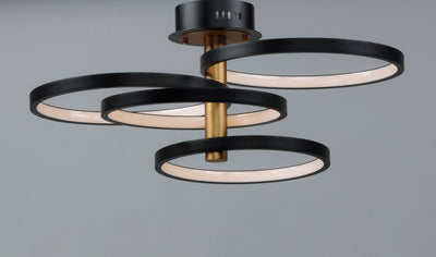  Hoopla LED Pendant E24324-BKGLD Suspension Pendant