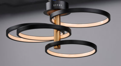  Hoopla LED Pendant E24324-BKGLD Suspension Pendant